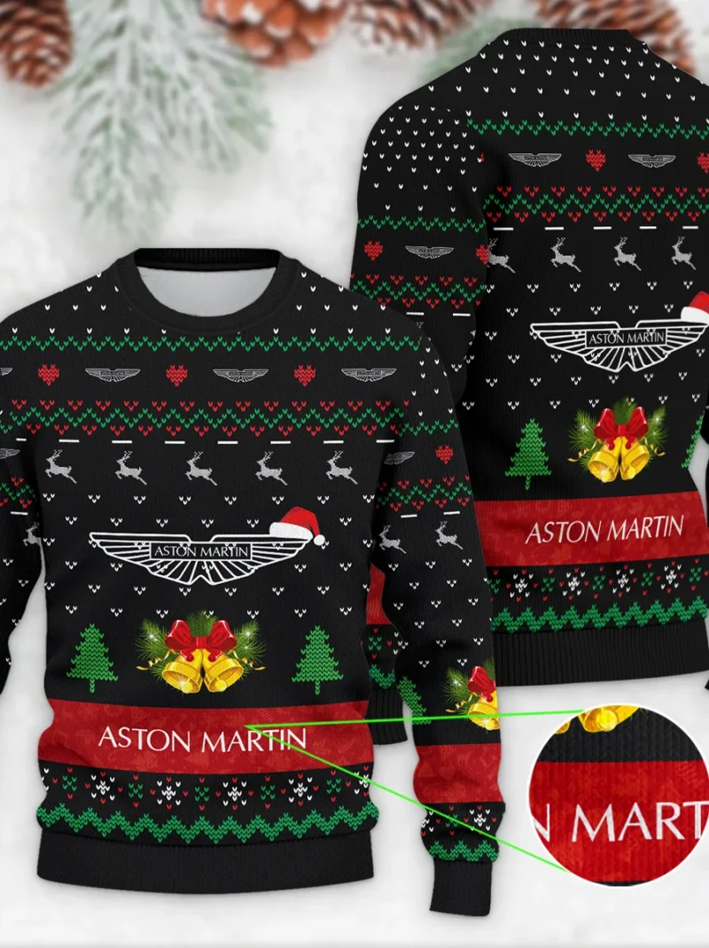 Xmas Pattern Aston Martin Formula One - Ugly Sweater BLVAF1220925A29AM