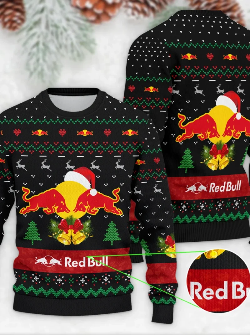 Xmas Pattern Red Bull Racing Formula One - Ugly Sweater BLVAF1220925A29RBR