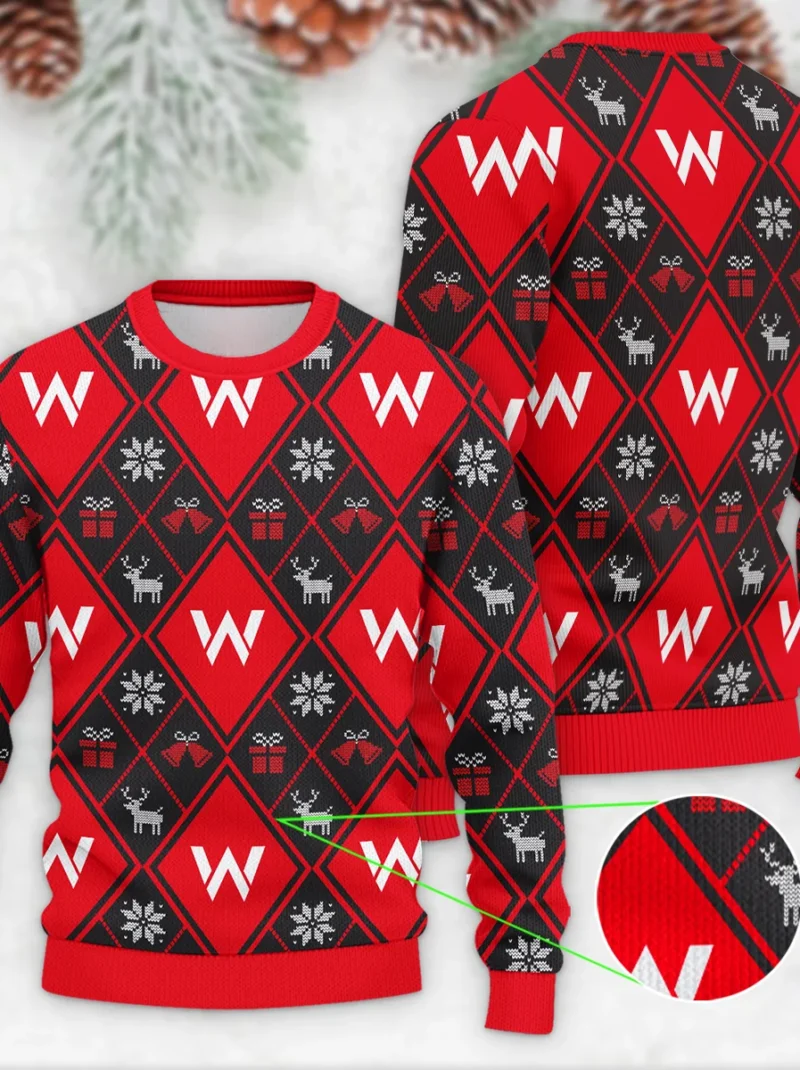 Square Xmas Pattern Williams Formula One - Ugly Sweater BLVAF1220925A31WIL