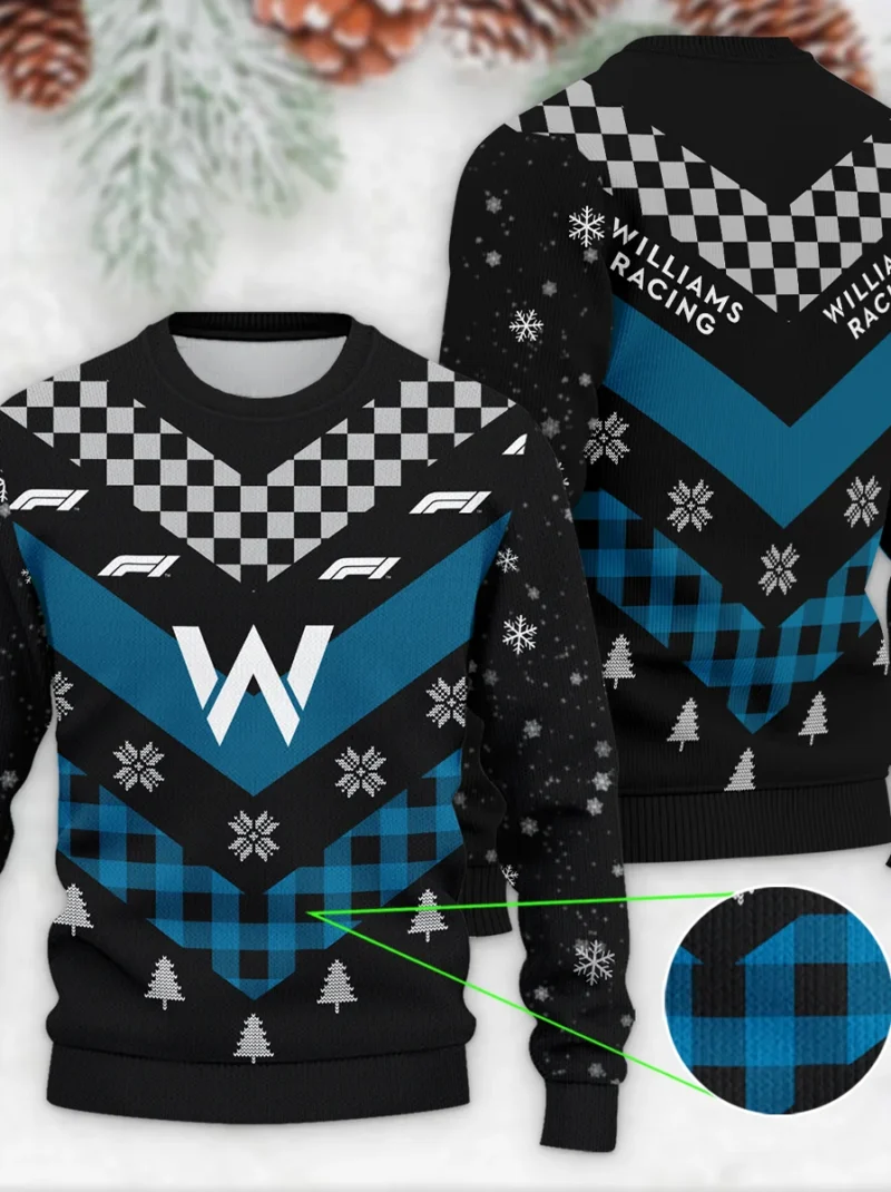 Winter Xmas Pattern Williams Formula One - Ugly Sweater BLVAF1220925A32WIL