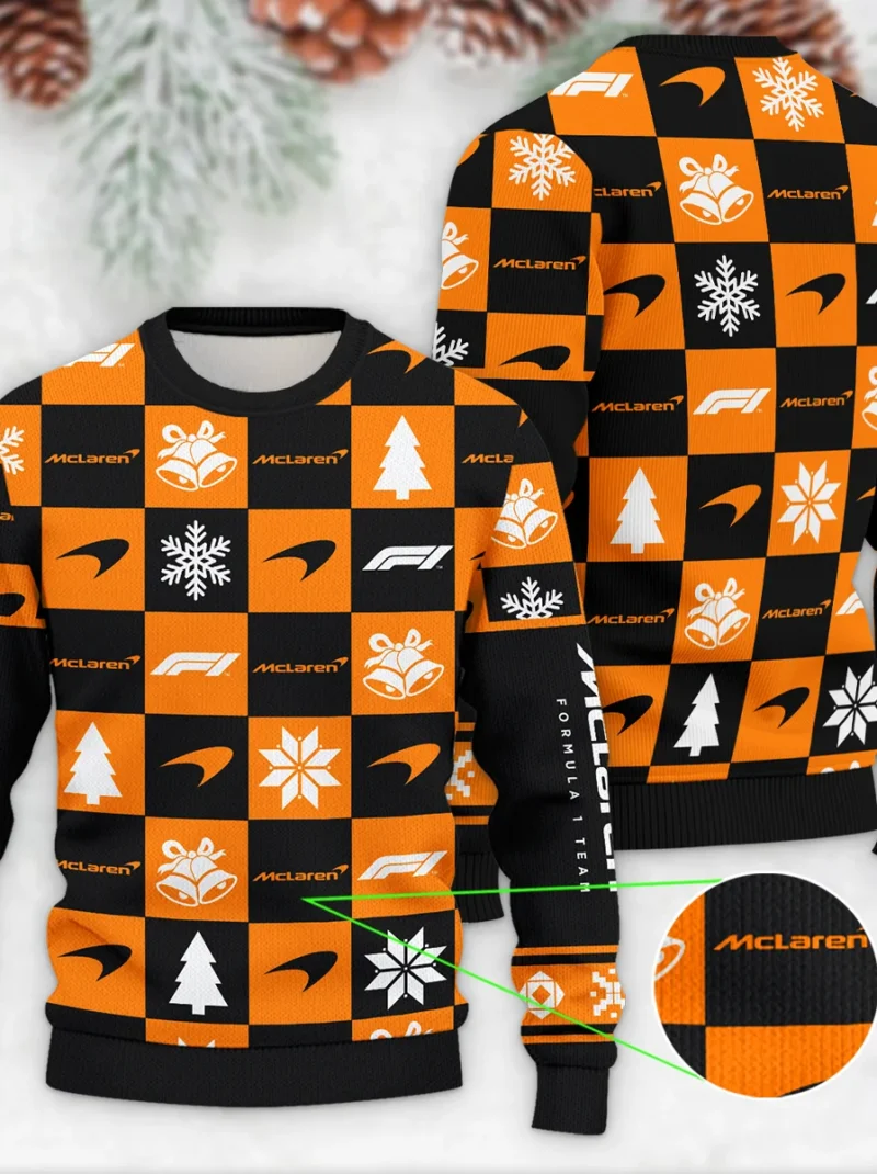 Square Pattern McLaren Formula One - Ugly Sweater BLVAF1220925A33MCL