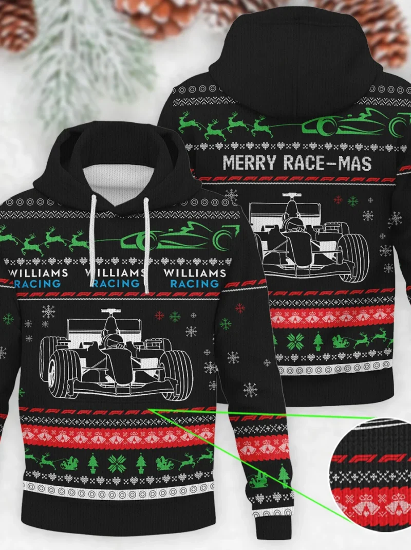 Merry Race-Mas Williams Formula One - Knitted Hoodie BLVAF12209250A11WIL