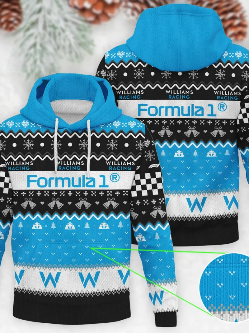 Exclusive Xmas Williams Formula One - Knitted Hoodie BLVAF12209250A12WIL