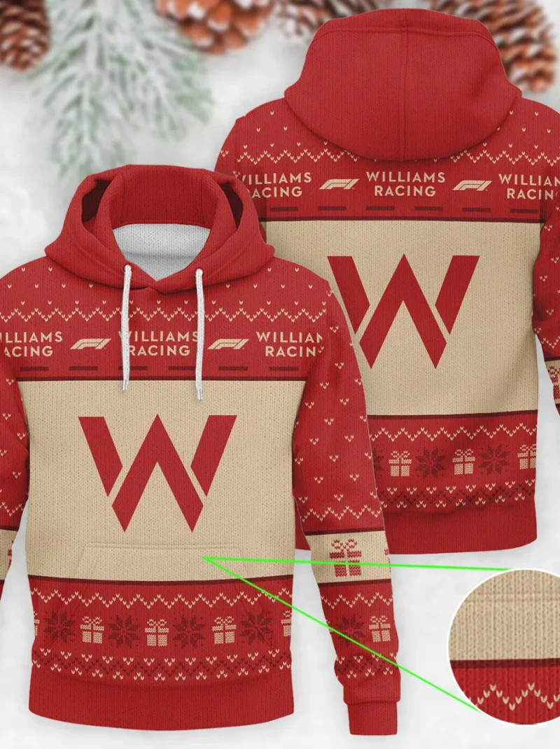Christmas Williams Formula One - Knitted Hoodie BLVAF12209250A14WIL