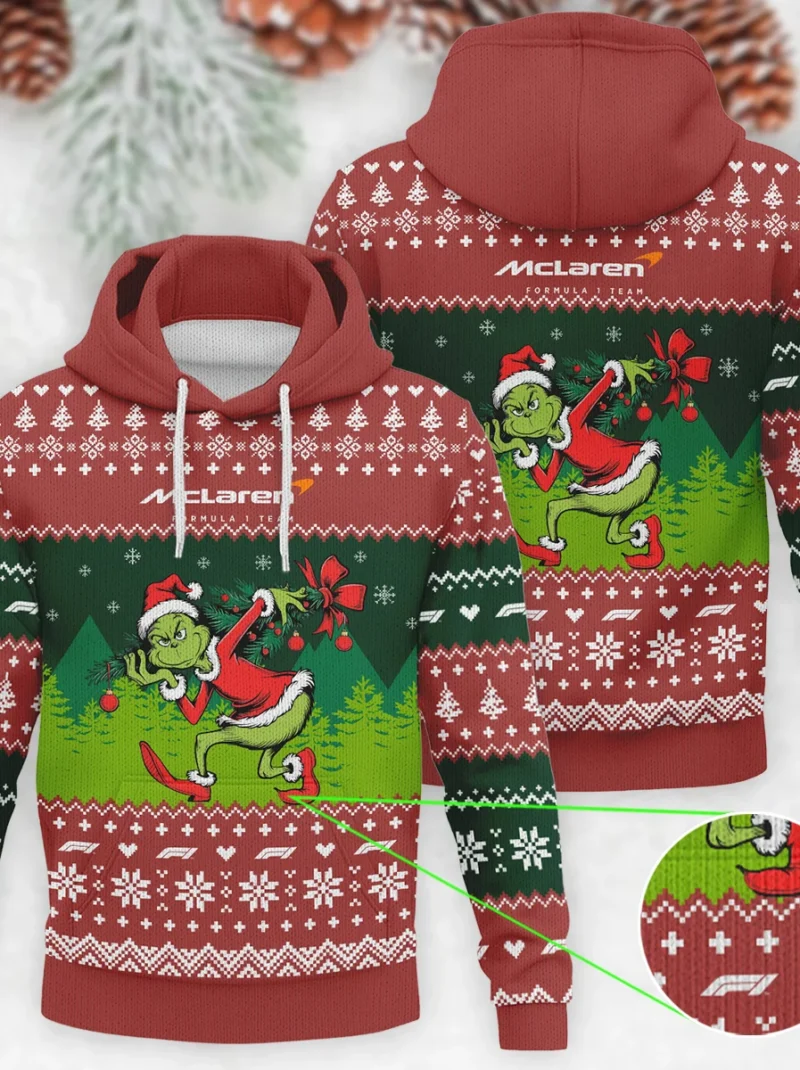 Mr.Grinch McLaren Formula One - Knitted Hoodie BLVAF12209250A19MCL