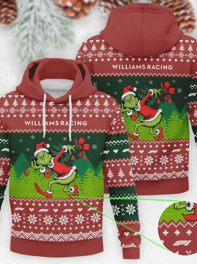 Mr.Grinch Williams Formula One - Knitted Hoodie BLVAF12209250A19WIL