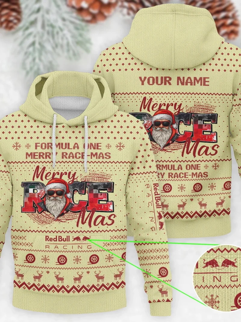Merry RaceMas Red Bull Racing Formula One - Knitted Hoodie BLVAF12209250A20RBR