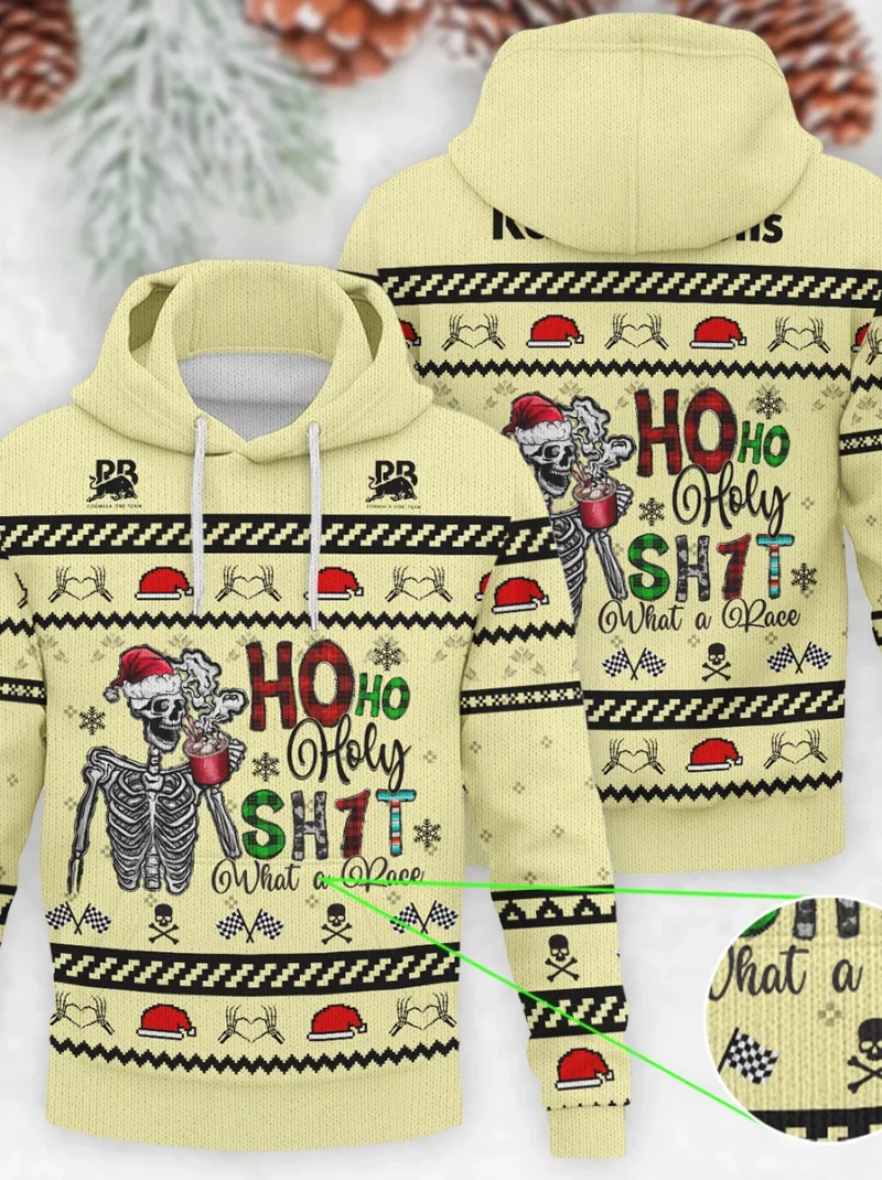 HolySh What A Race Racing Bulls Formula One - Knitted Hoodie BLVAF12209250A21RAC
