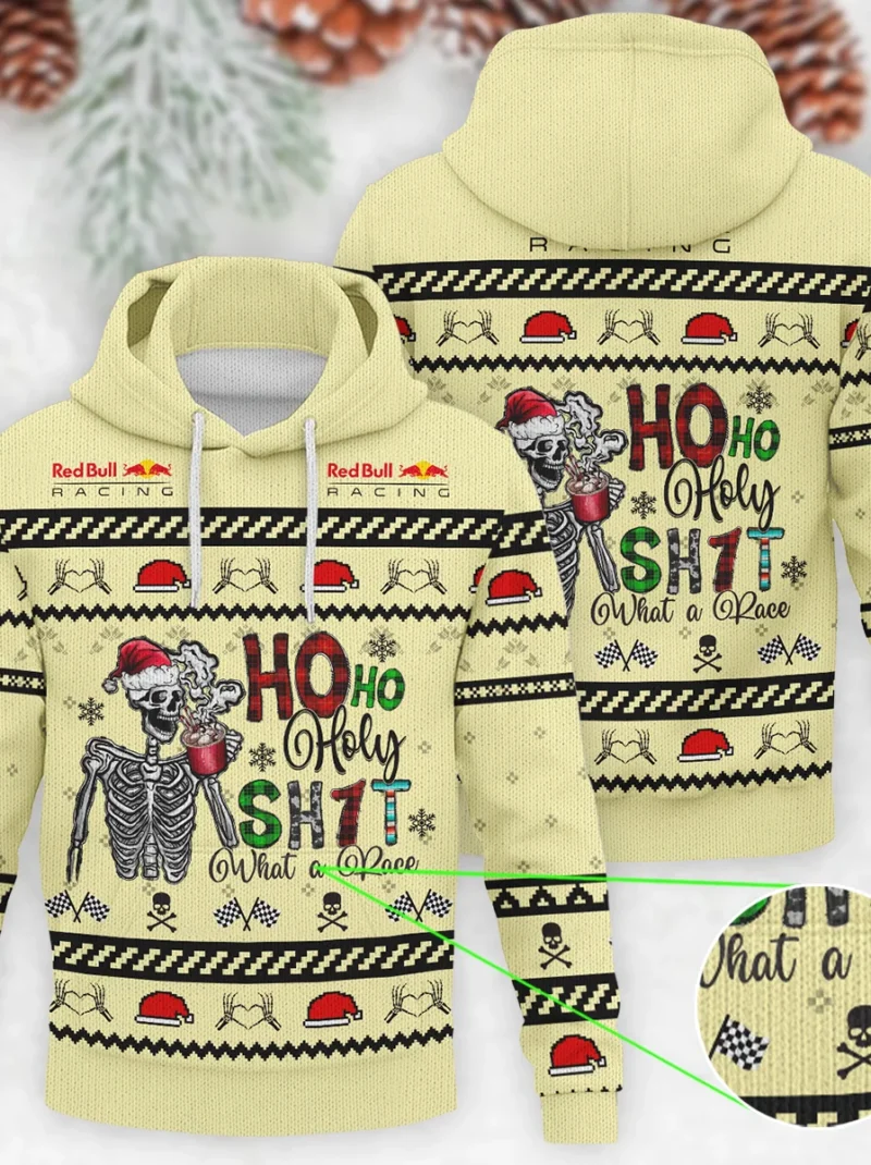 HolySh What A Race Red Bull Racing Formula One - Knitted Hoodie BLVAF12209250A21RBR