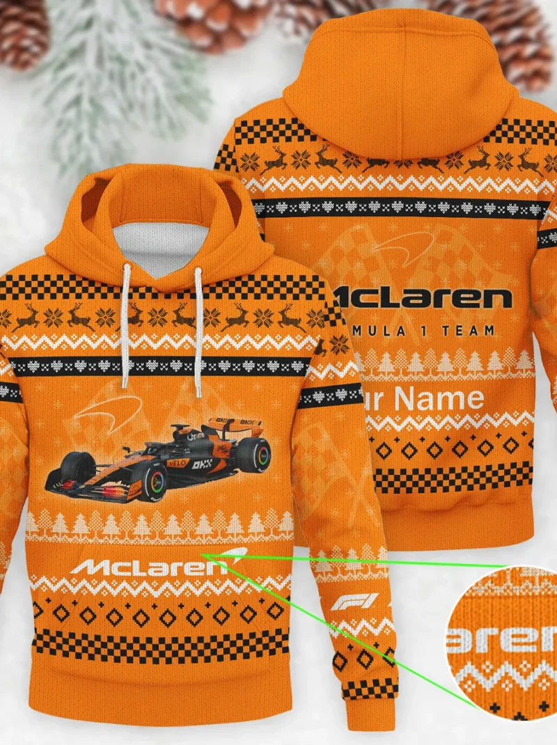 2025 Car McLaren Formula One - Knitted Hoodie BLVAF12209250A22MCL