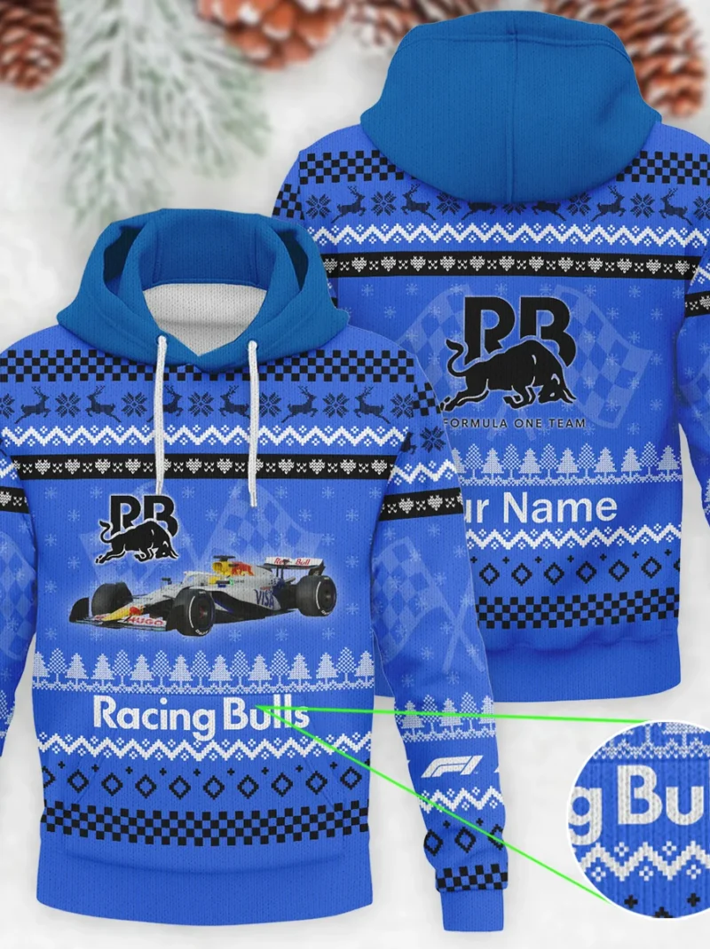 2025 Car Racing Bulls Formula One - Knitted Hoodie BLVAF12209250A22RAC