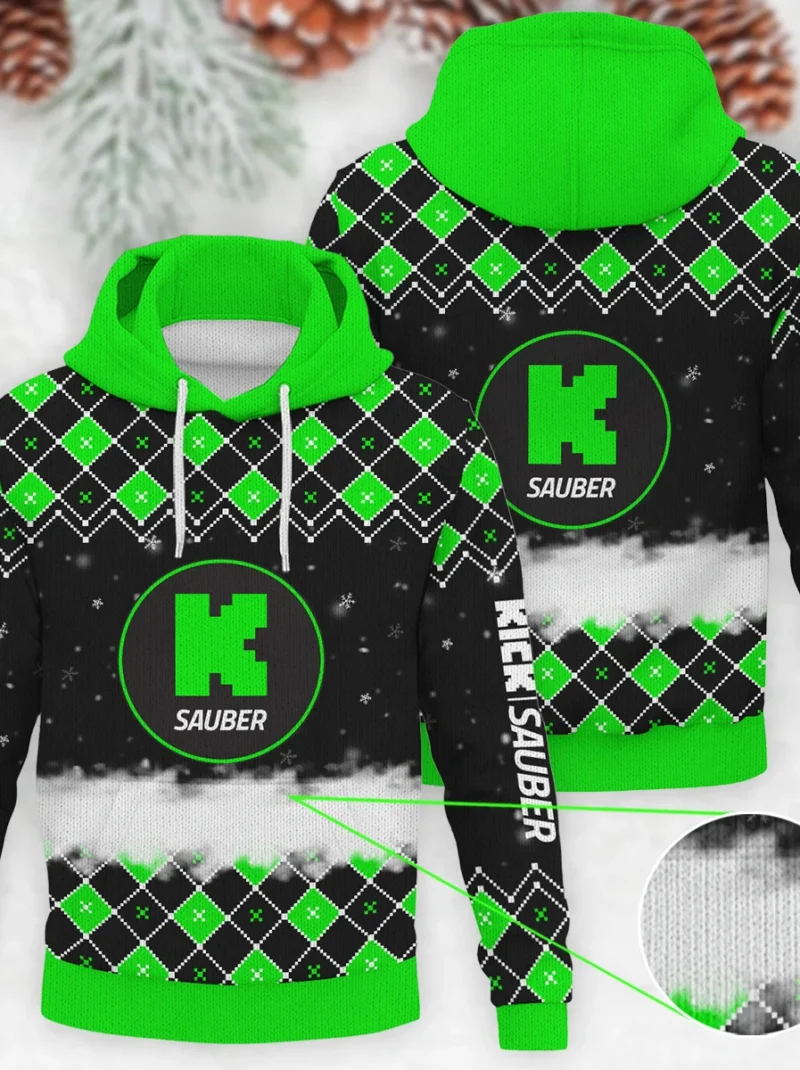 X-Mas Kick Sauber Formula One - Knitted Hoodie BLVAF12209250A3KS