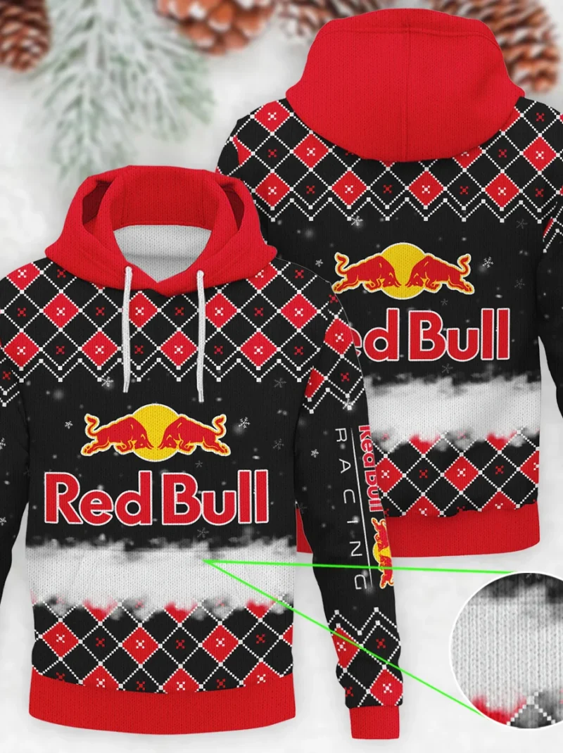 X-Mas Red Bull Racing Formula One - Knitted Hoodie BLVAF12209250A3RBR