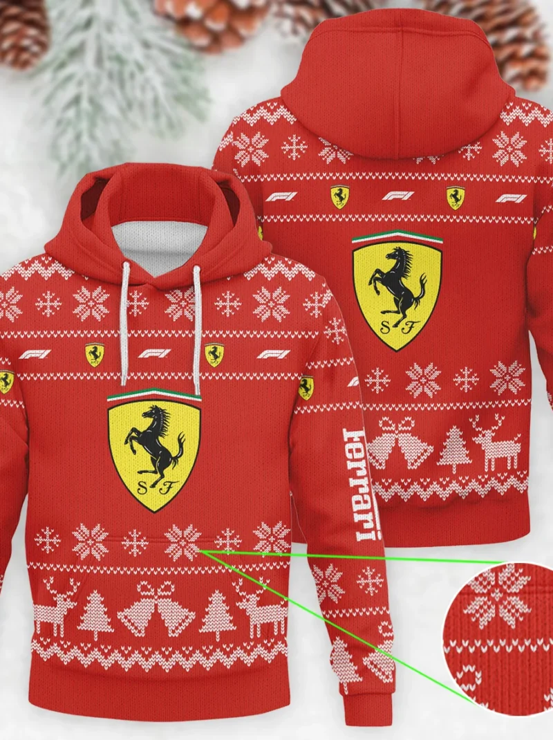 Limited Edition Ferrari Formula One - Knitted Hoodie BLVAF12209250A4FRR