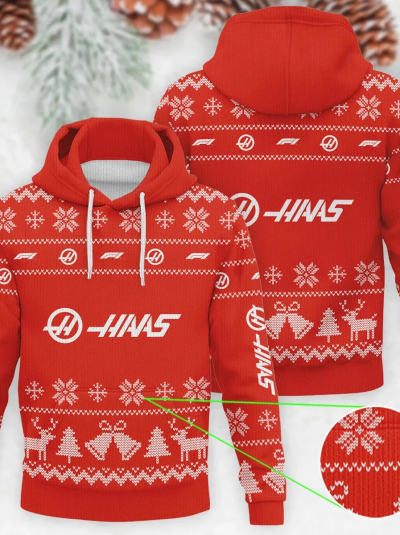Limited Edition Haas Formula One - Knitted Hoodie BLVAF12209250A4HAAS