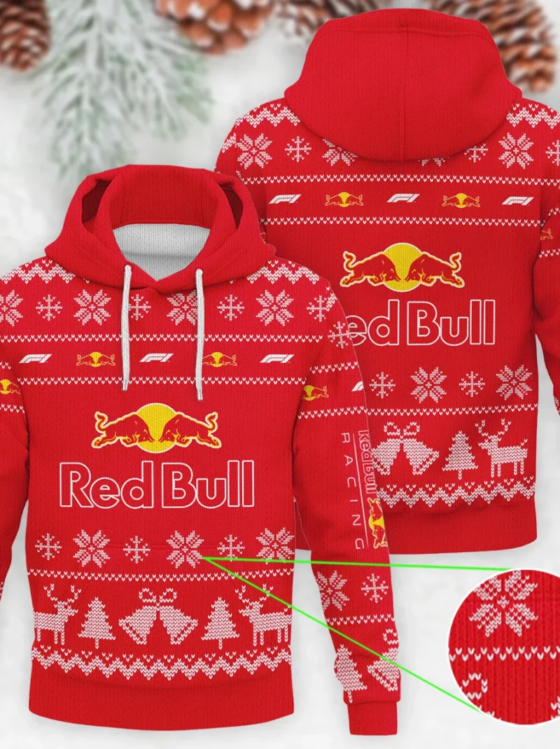 Limited Edition Red Bull Racing Formula One - Knitted Hoodie BLVAF12209250A4RBR