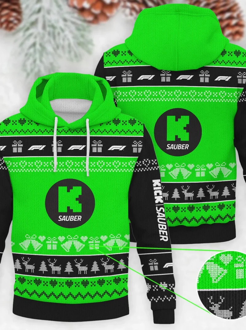 Christmas Collection Kick Sauber Formula One - Knitted Hoodie BLVAF12209250A5KS