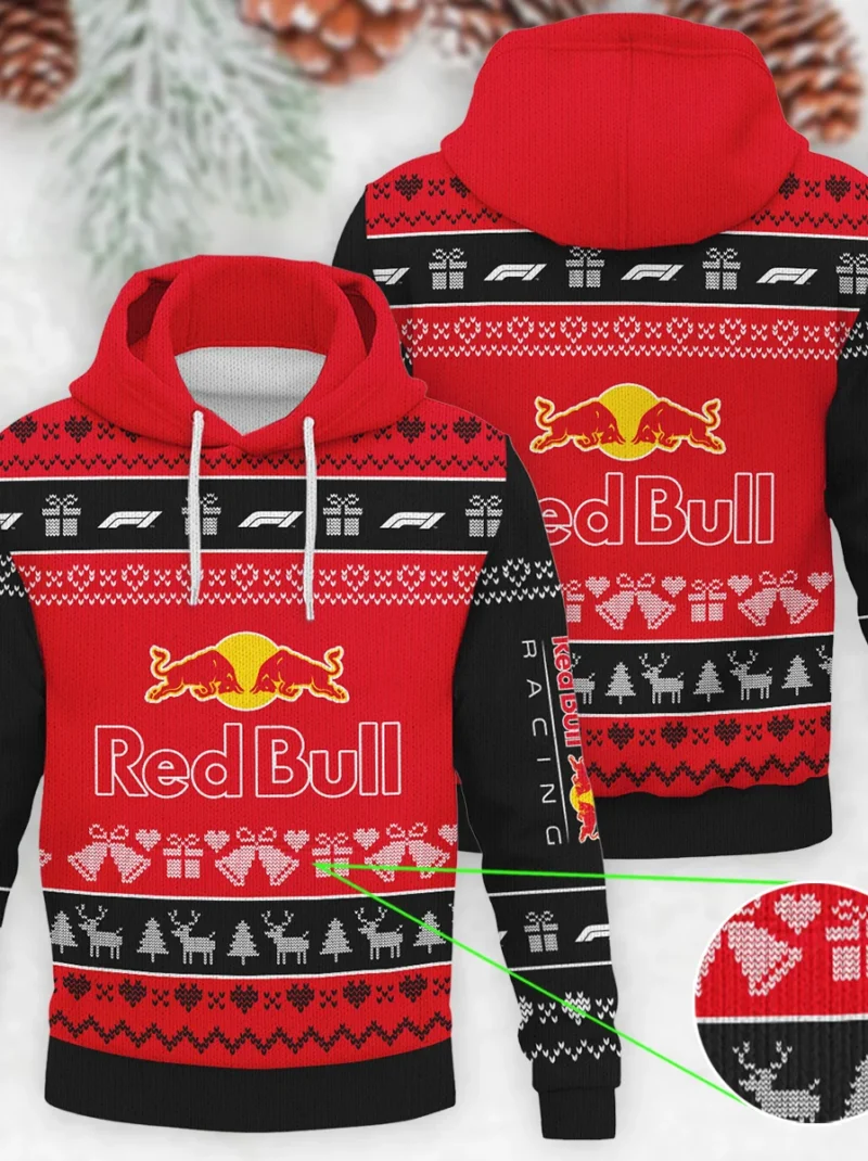 Christmas Collection Red Bull Racing Formula One - Knitted Hoodie BLVAF12209250A5RBR