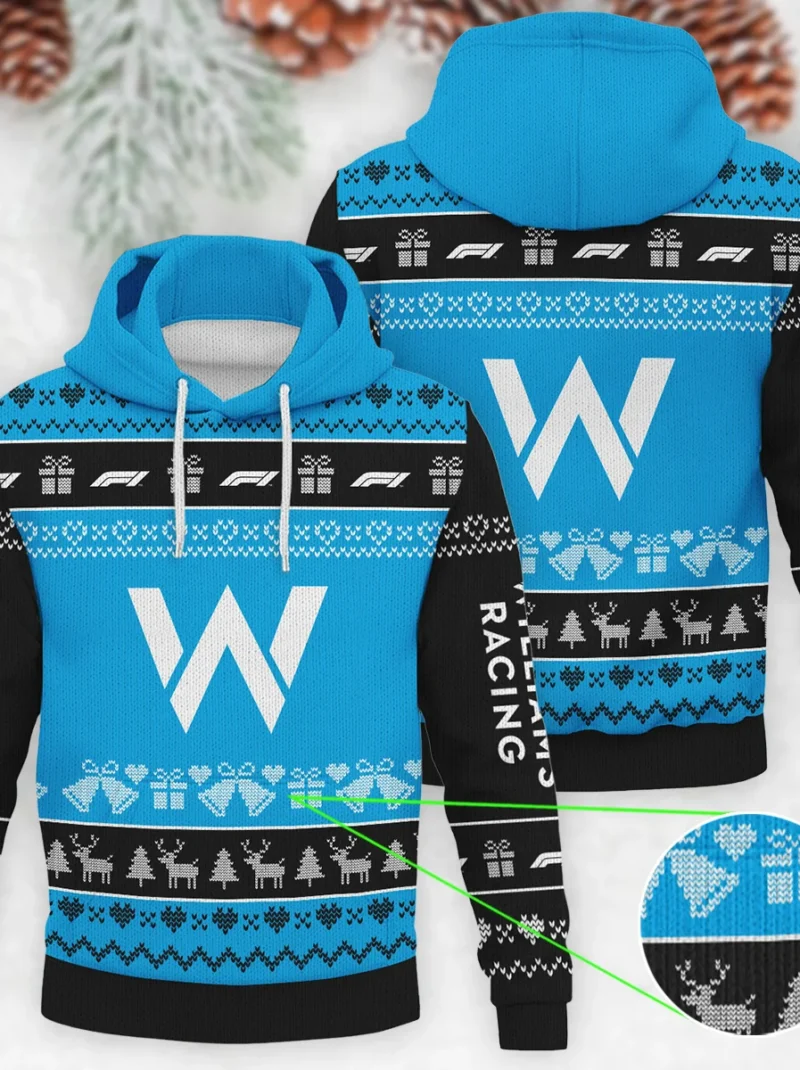 Christmas Collection Williams Formula One - Knitted Hoodie BLVAF12209250A5WIL