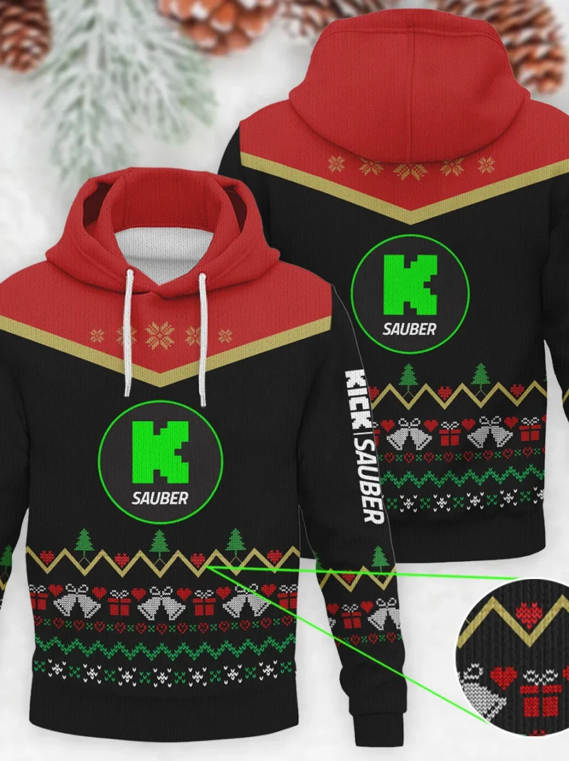 Christmas Gift Kick Sauber Formula One - Knitted Hoodie BLVAF12209250A7KS