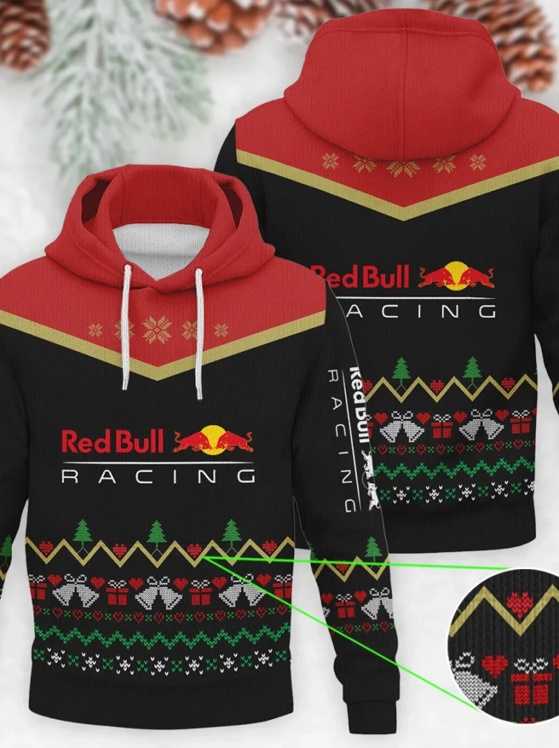 Christmas Gift Red Bull Racing Formula One - Knitted Hoodie BLVAF12209250A7RBR