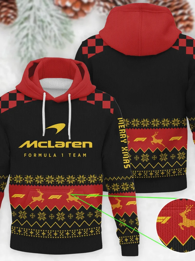 Merry X-Mas McLaren Formula One - Knitted Hoodie BLVAF12209250A8MCL