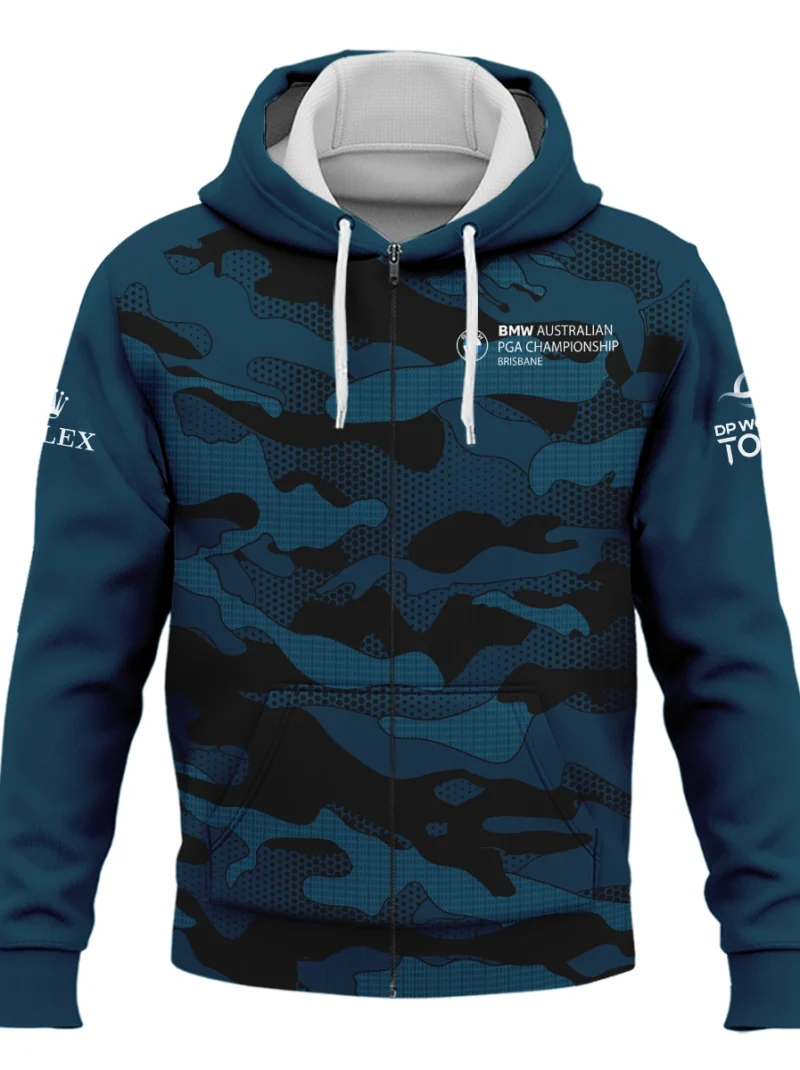 Rolex BMW Australian PGA Championship Logo Zipper Hoodie Shirt HOBMW031125A01ROXZHD