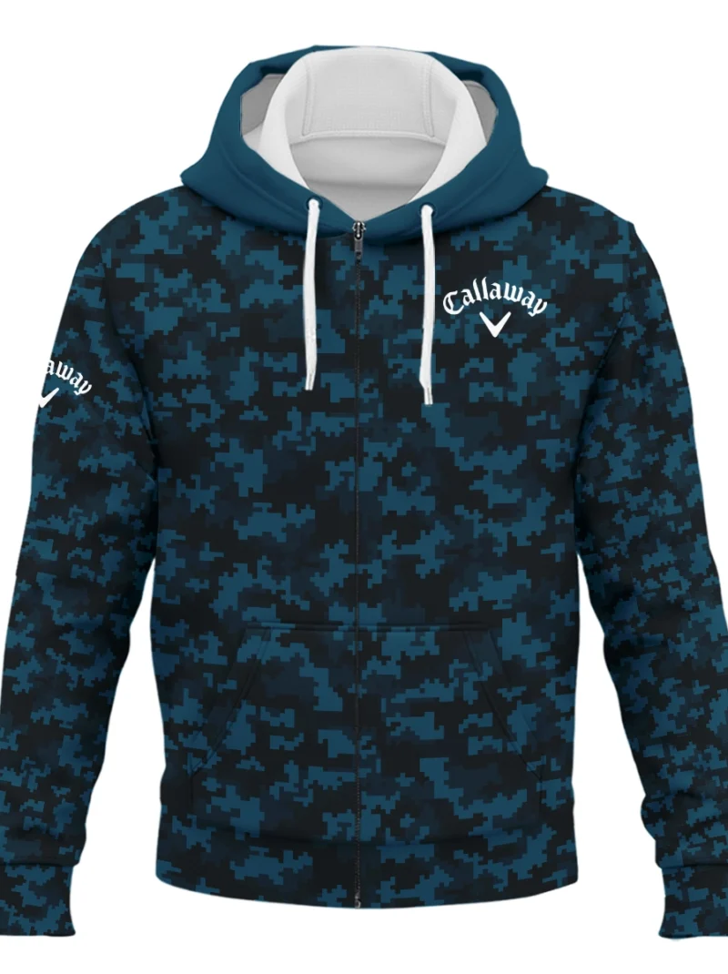 Special Release Callaway Exclusive Logo Zipper Hoodie Shirt HOBR151125A01CLWZHD