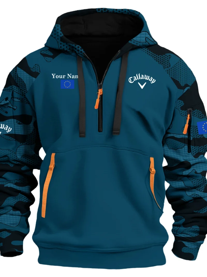 Special Release Callaway Exclusive Logo Hoodie Half Zipper HOBR081125A01CLWHDF