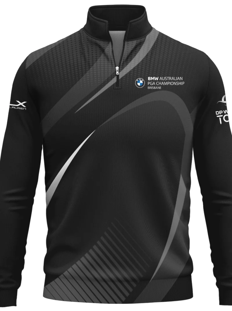 Ralph Lauren RLX BMW Australian PGA Championship Exclusive Logo Quarter Zip Sweatshirt HOBMW281025A01RLXQTZ