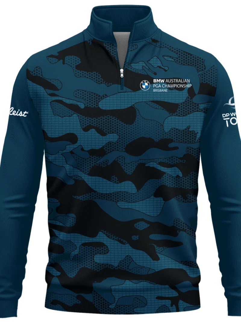 BMW Australian PGA Championship Logo Quarter Zip Sweatshirt HOBMW031125A01TLQTZ