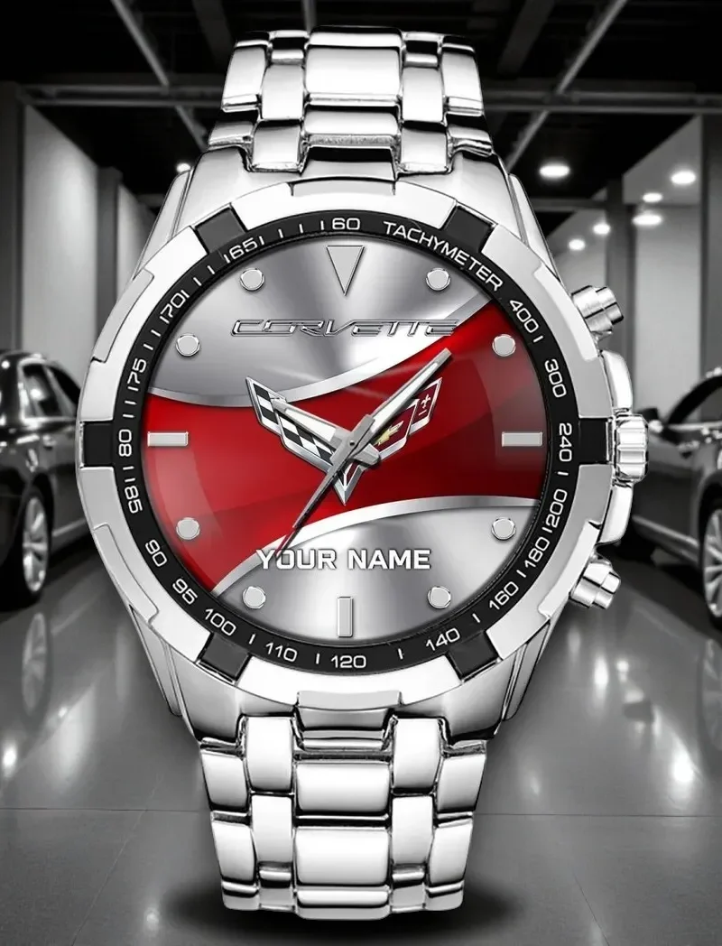 SUV Steel Watches, Elite Watch for Sports Fans DCAR476 - White