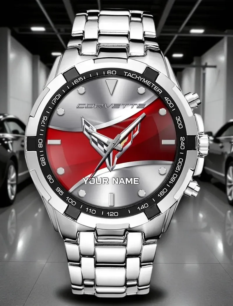 Luxury Sedan Steel Watches, Sport-Inspired Wristwatch Style DCAR476 - White