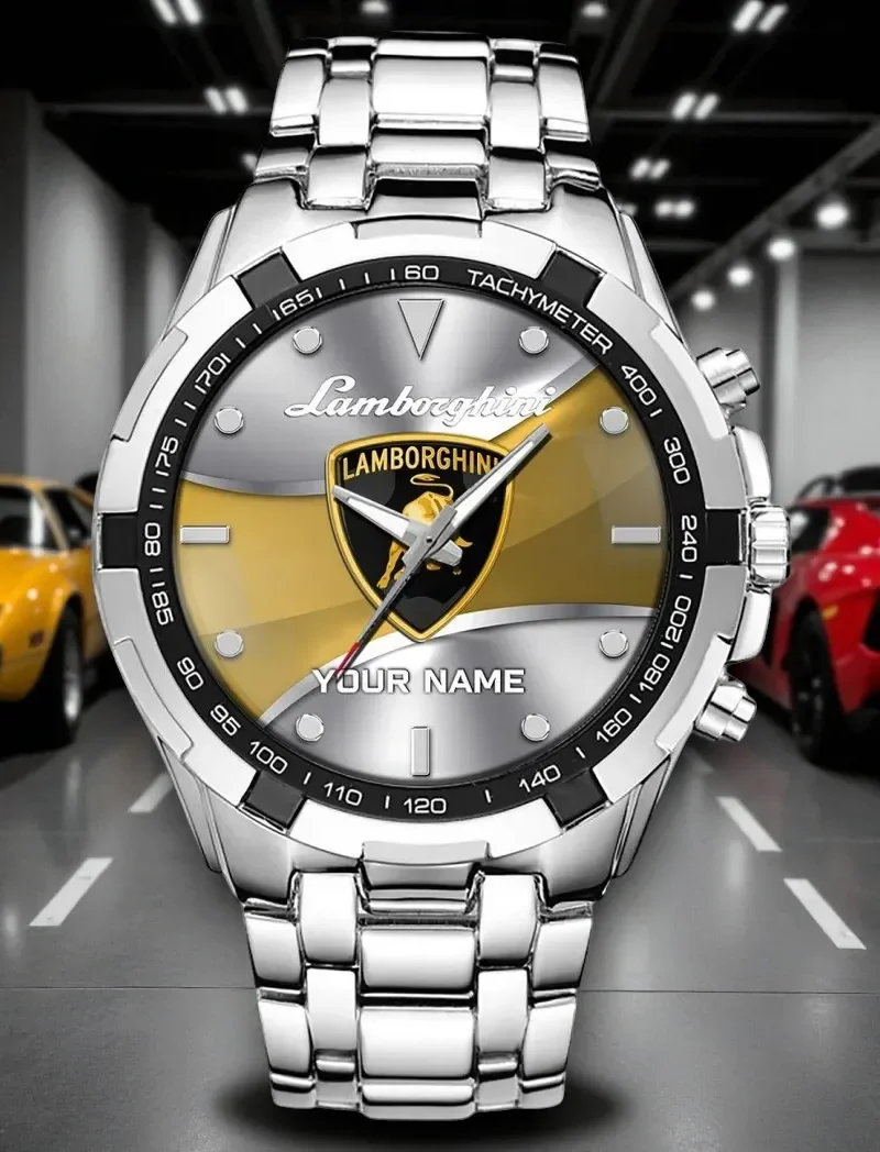 Iconic Sports Car Steel Watches, Watch Built for Enthusiasts DCAR476 - White