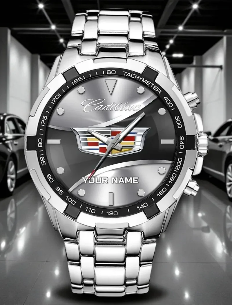 Family SUV Steel Watches, Fan Lifestyle Performance Watch DCAR476 - White