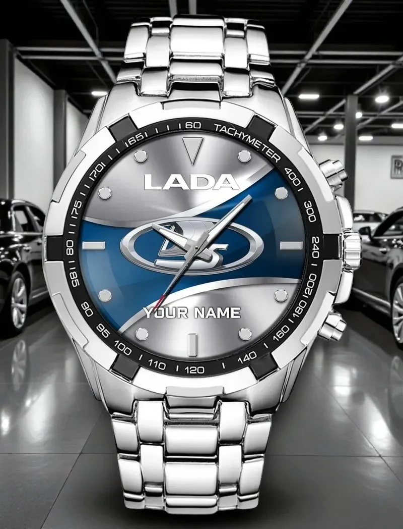 All-Terrain Truck Steel Watches, Sport-Inspired Wristwatch Style DCAR476 - White