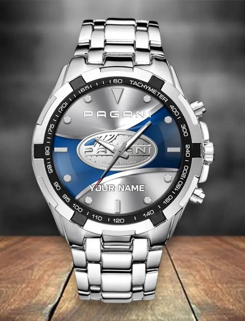 Classic British Car Steel Watches, Sport-Inspired Wristwatch Style DCAR476 - White