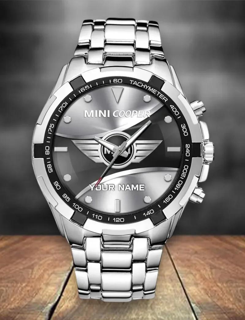 Vintage Ride Steel Watches, Athletic Style Fan Timepiece DCAR476 - White