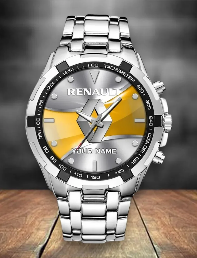 Czech Automobile Steel Watches, Stylish Watch for Enthusiasts DCAR476 - White