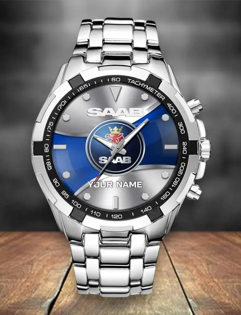 Large Off-Road SUV Steel Watches, Sport-Inspired Watch Precision DCAR476 - White