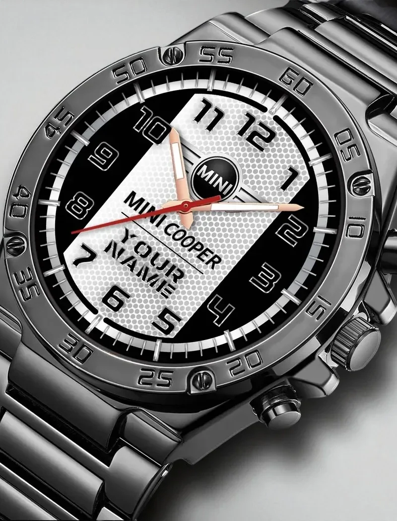 Modern Two-Door Hand Watch, Sport Fan Signature Watch CAR4712