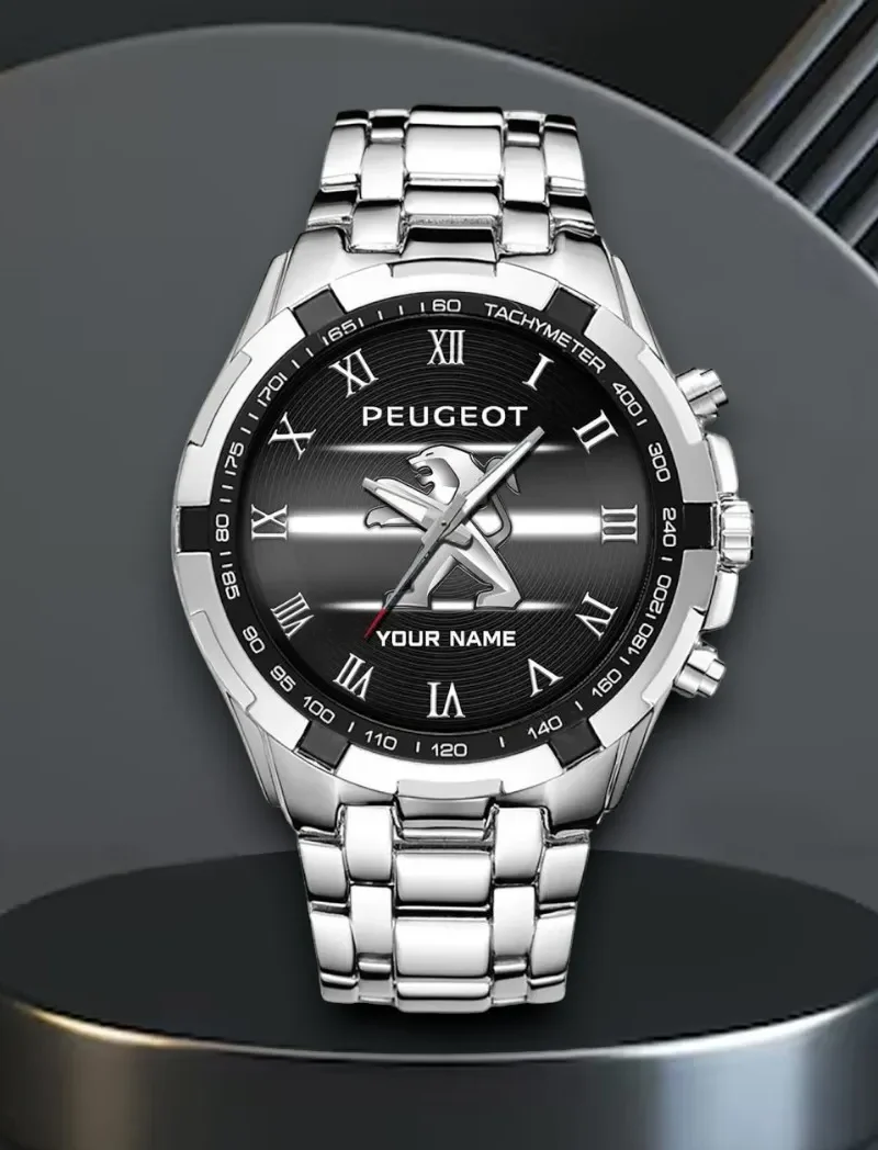 Luxury Car Steel Watches, Precision Watch for Sport Fans CAR0402 - Silver