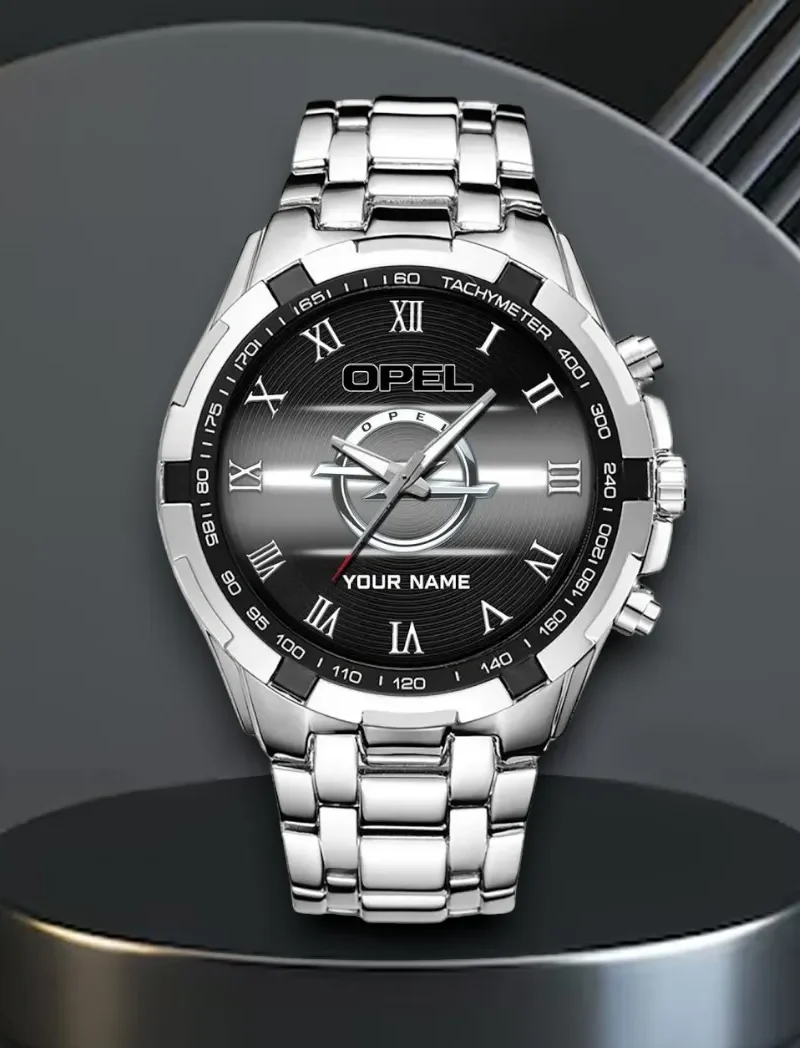 Road Hauler Steel Watches, Athletic-Inspired Wristwatch Style CAR0402 - Silver