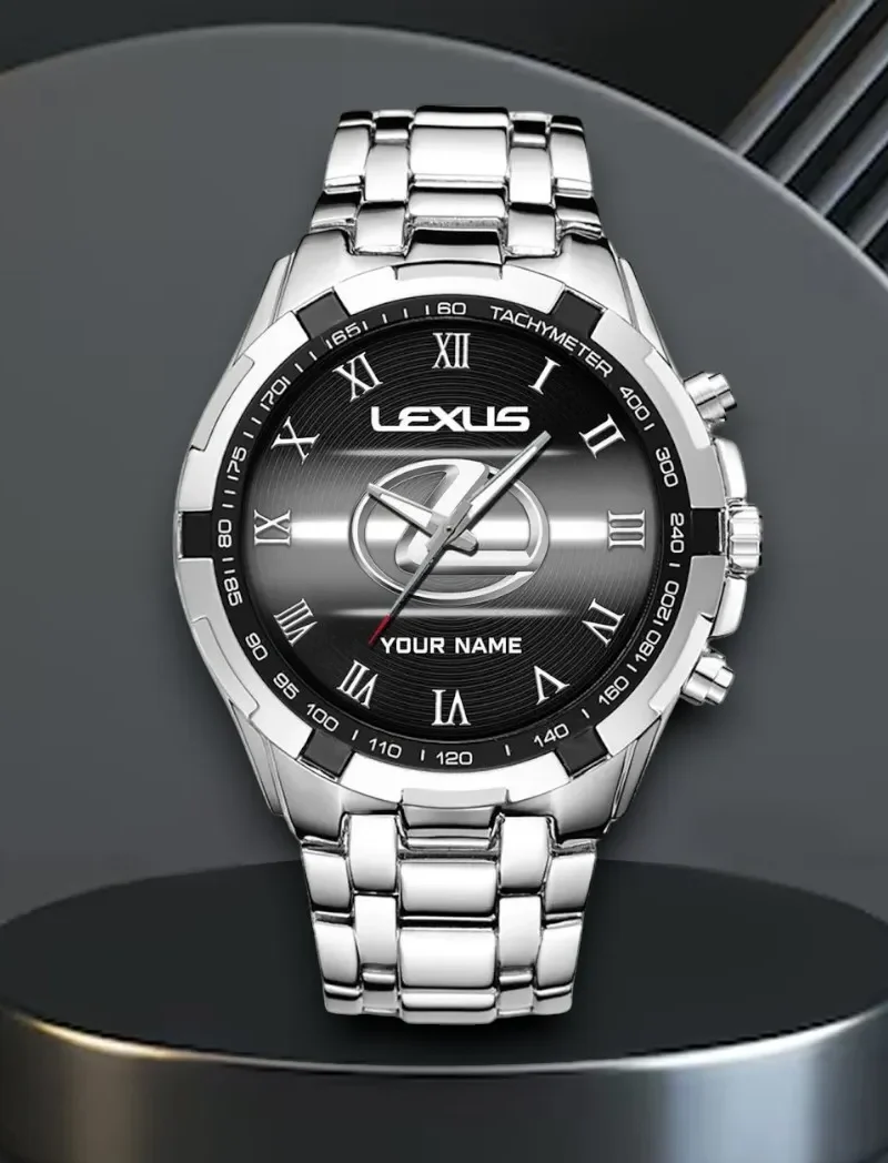 Trail-Ready Auto Steel Watches, Modern Supporter Wristwatch Style CAR0402 - Silver