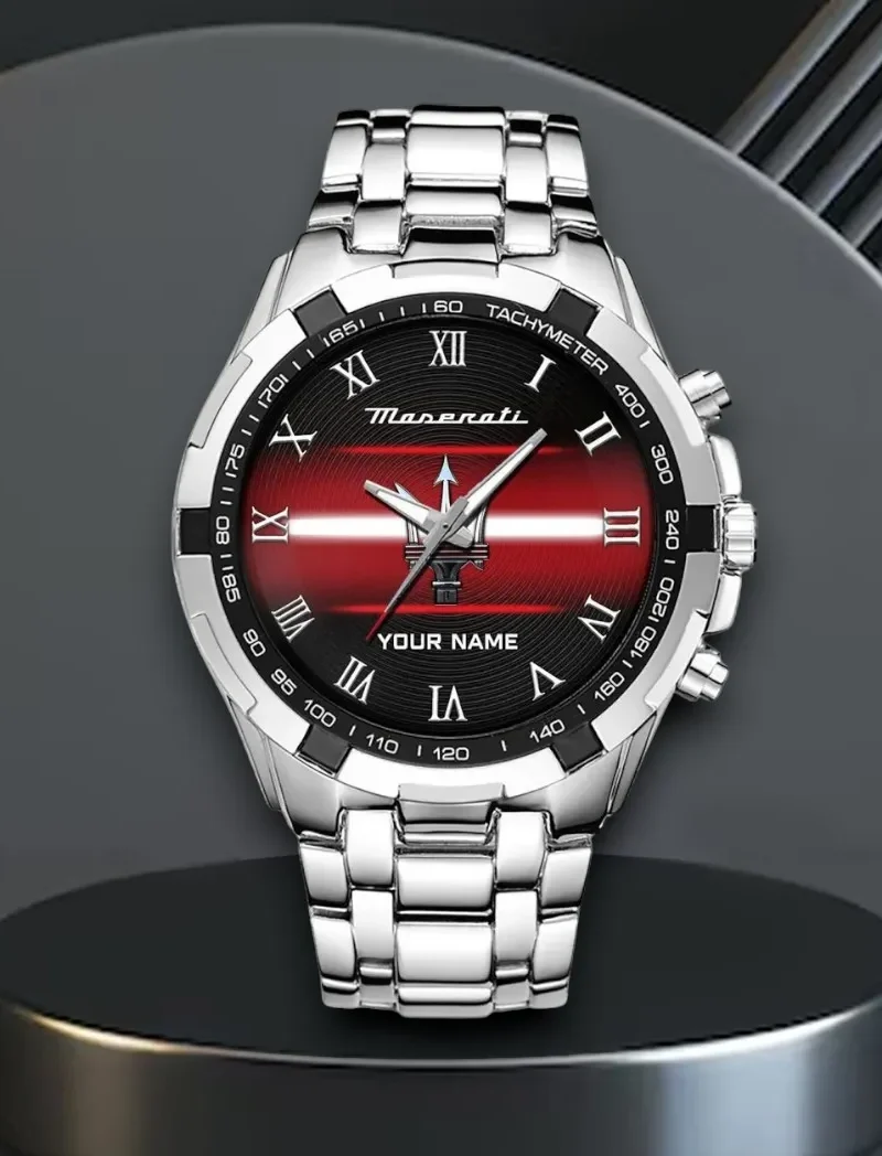 Hybrid Vehicle Steel Watches, Dynamic Watch for Sport Fans CAR0402 - Silver