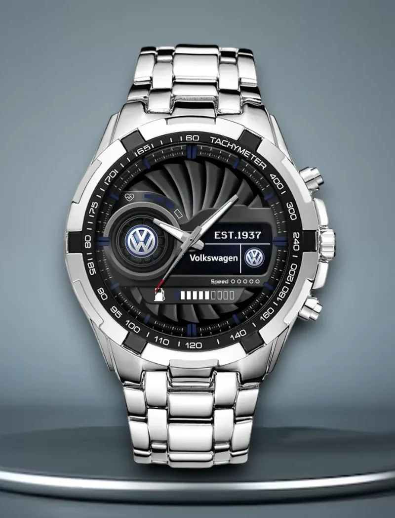 Classic Sedan Steel Watches, Fan Pride Performance Watch DCAR476 - White