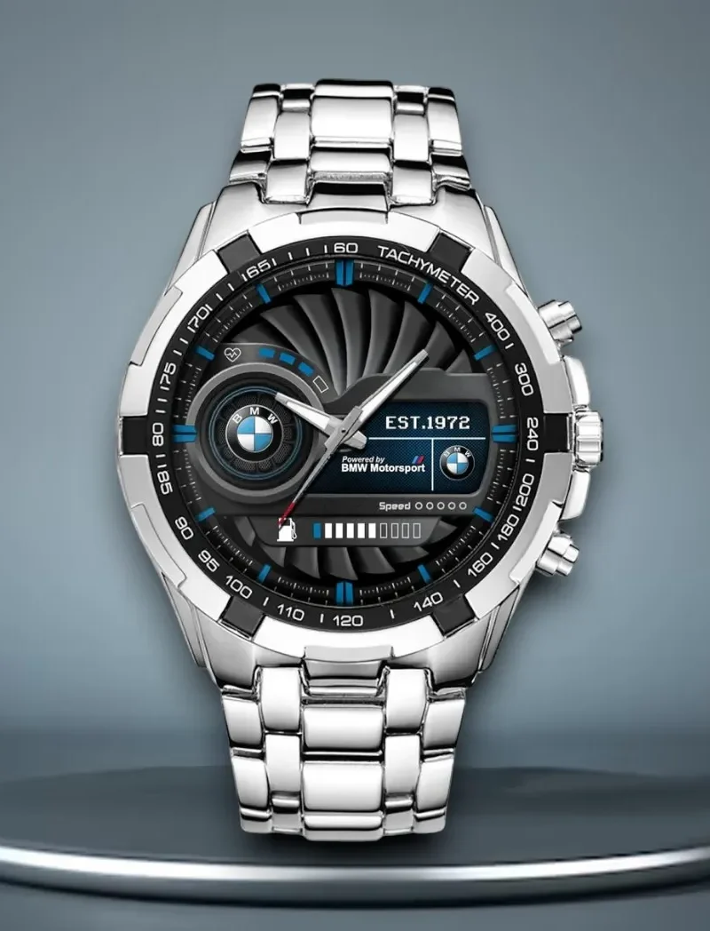 Adventure SUV Steel Watches, Bold Watch for Supporters DCAR476 - White