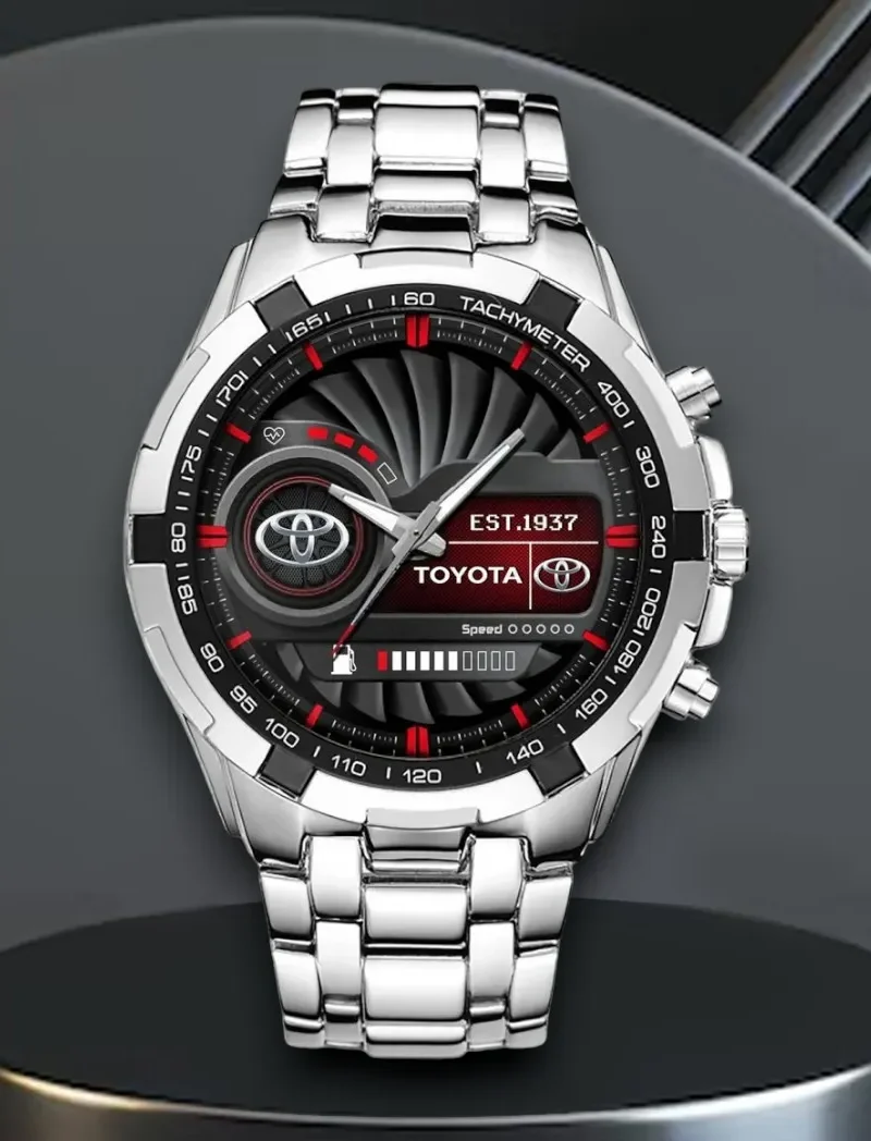 Modern Motorbike Steel Watches, Endurance Watch for Fans DCAR475 - White