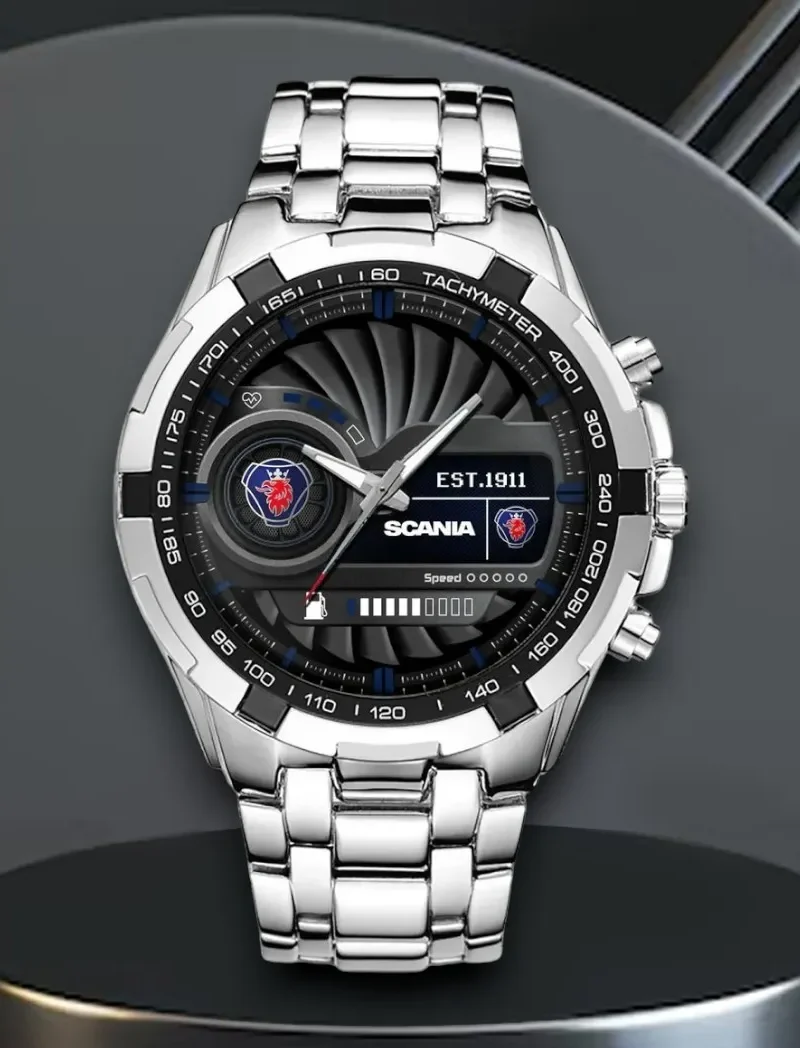 Classic Roadster Steel Watches, Elite Watch for Sports Fans CAR0402 - Silver