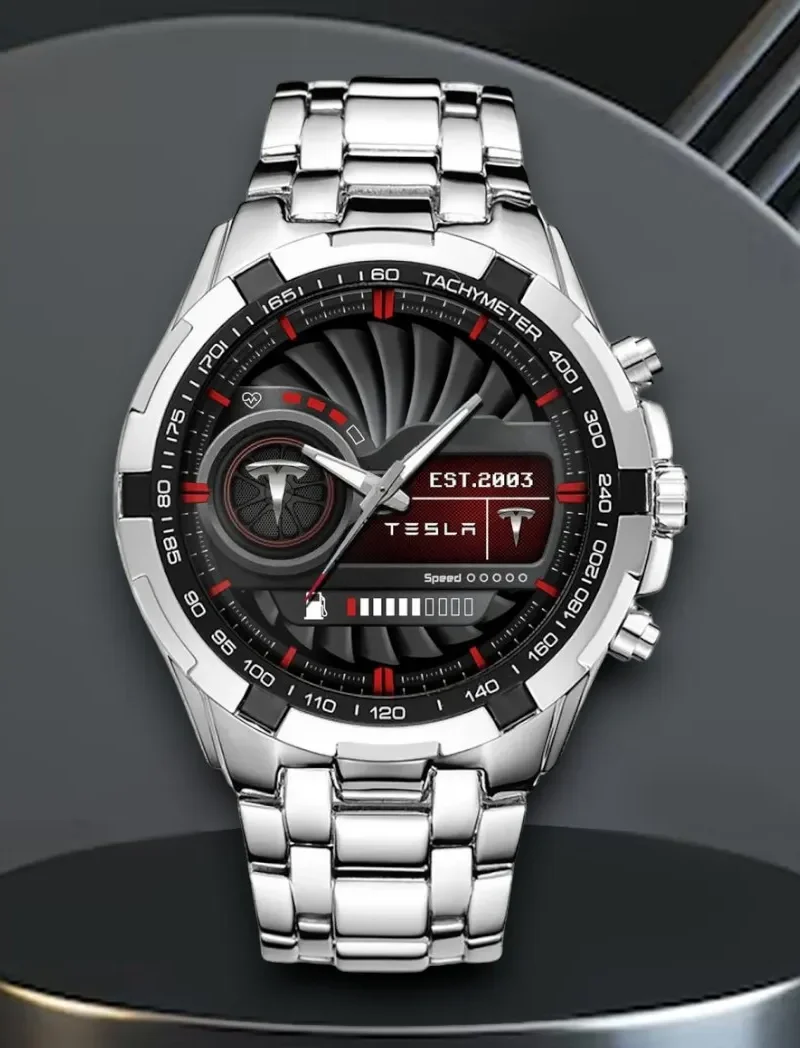 Classic Roadster Steel Watches, Fan Lifestyle Performance Watch CAR0402 - Silver